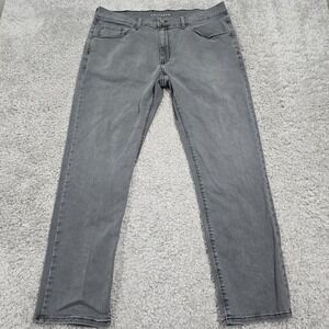 Mott & Bow Men's Slim Stretch Jeans in Gray with Mid Rise 36x30‎ Minimalist